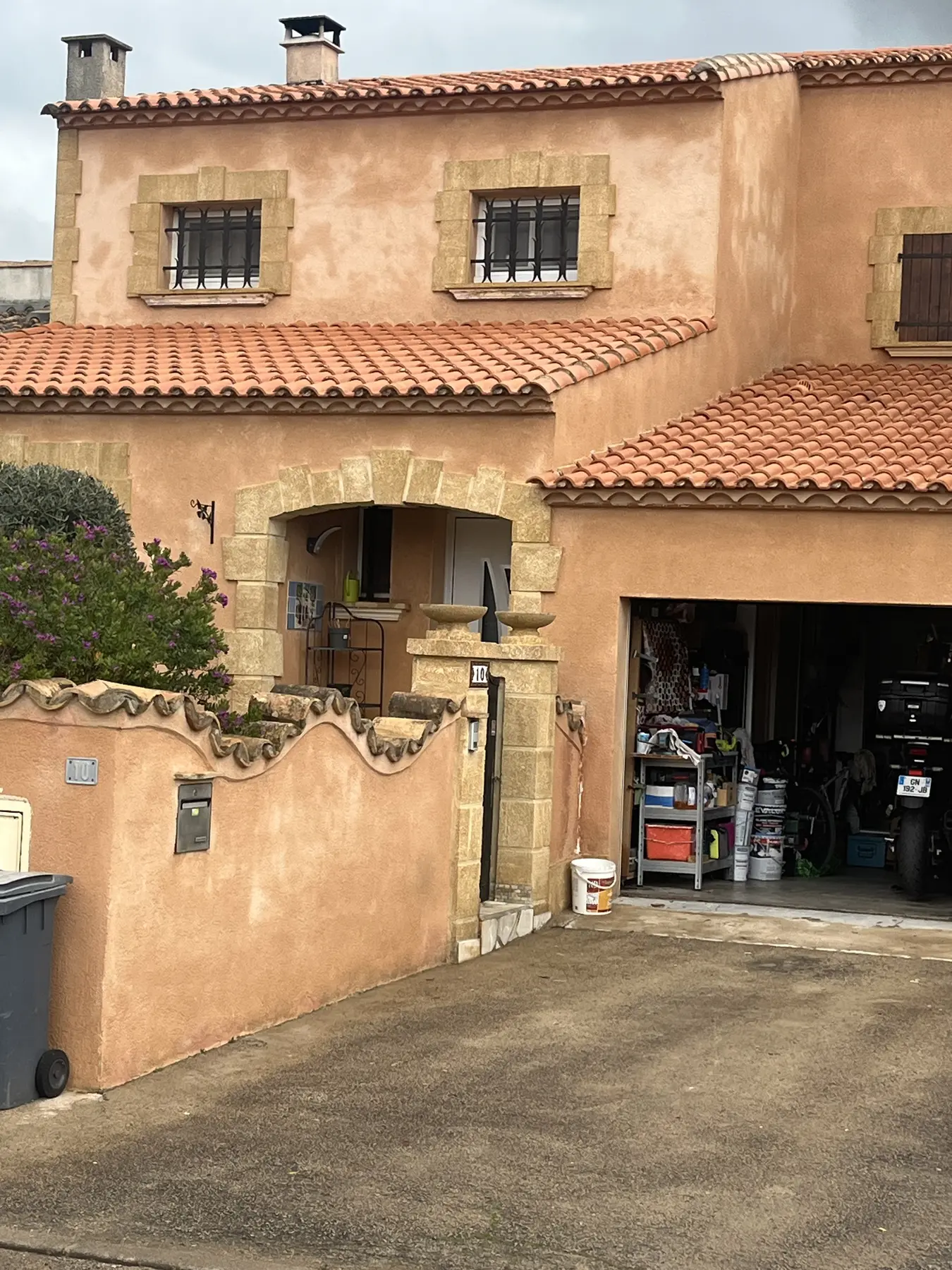 Toiture et façade après intervention